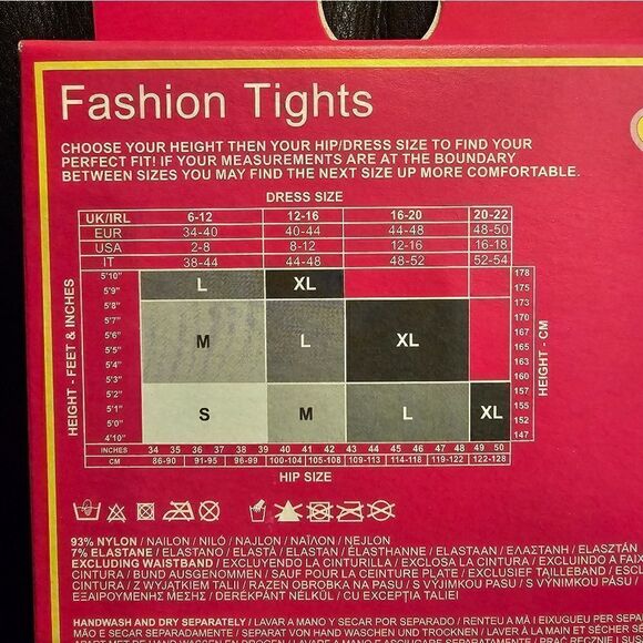 BARBIE THE MOVIE Fashion Tights - Size Medium - Picture 5 of 5